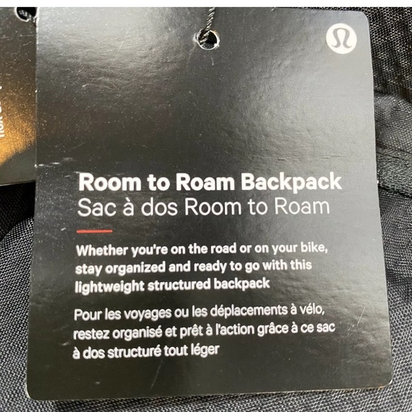 NWT Lululemon Gender Neutral Room To Roam backpack - Picture 10 of 11